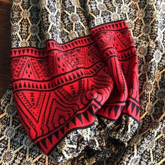 Miin Boho Ethnic Patterned Tunic Size S - Picture 8 of 10